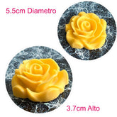Molde Silicona Suave Rosa 3D Abierta